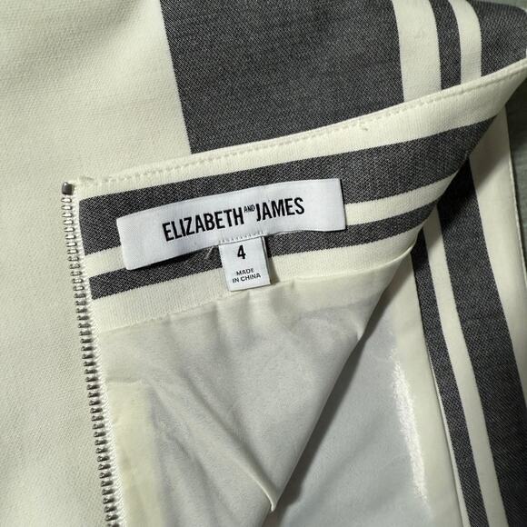 Elizabeth and James Aisling Striped Pencil Skirt - Picture 6 of 6